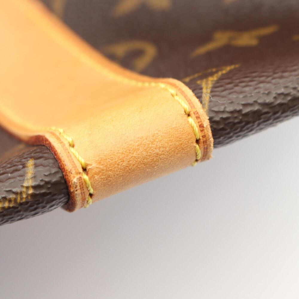 LOUIS VUITTON Brown Monogram Leather Keepall 50 Boston Bag - Picture 9 of 10